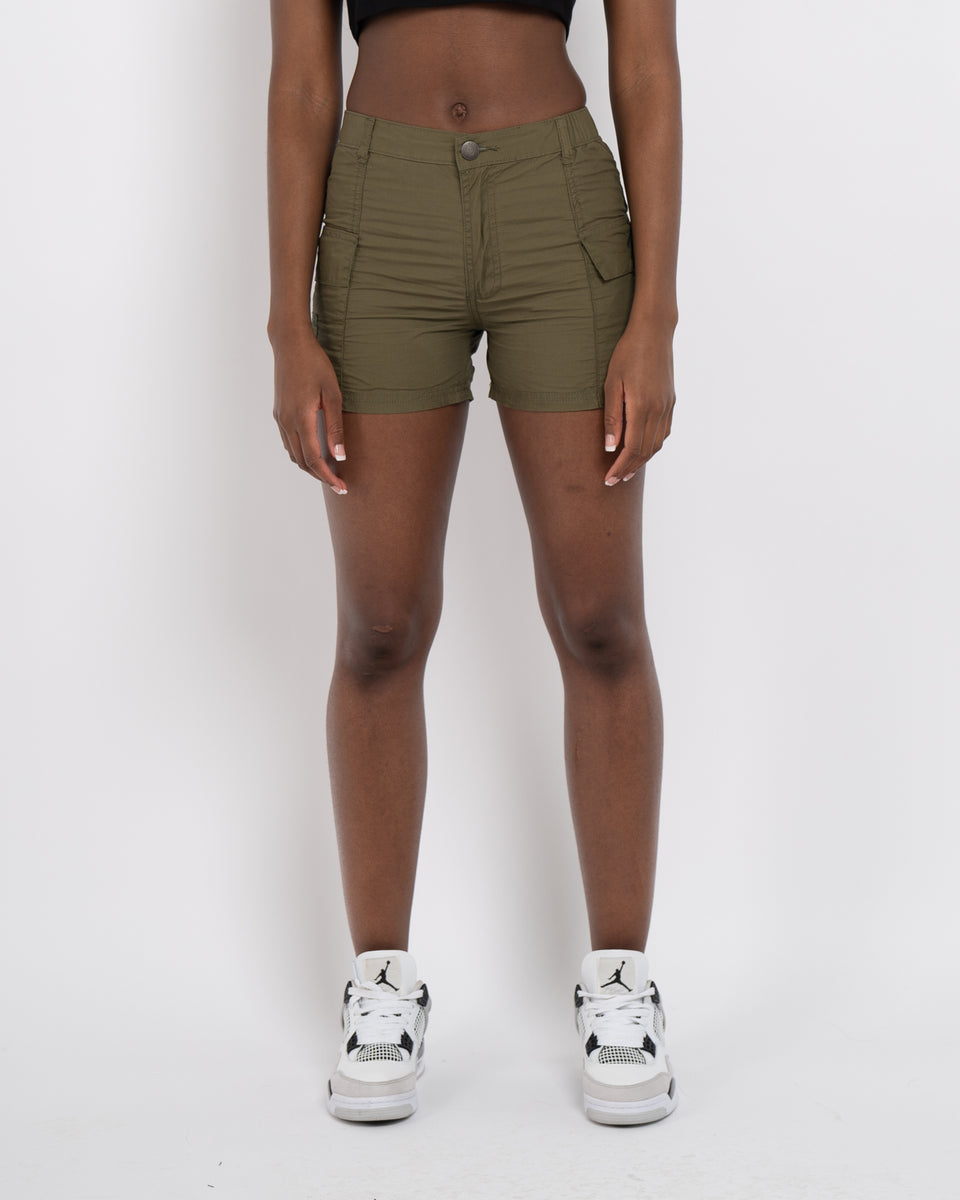 Womens long cargo shorts hotsell