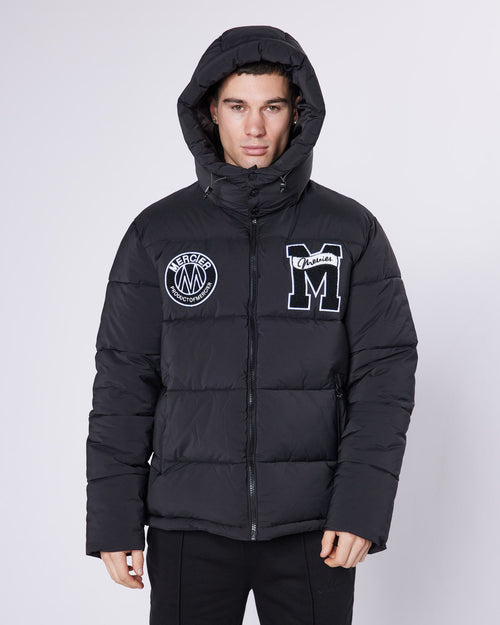 Blouson noir Mercier Academy Puffer