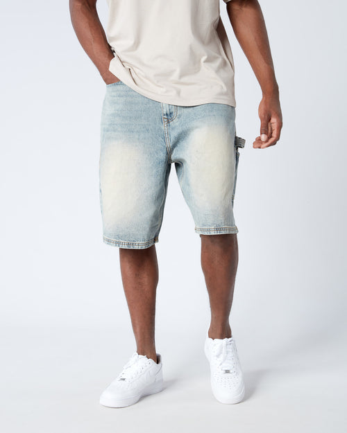 Vintage Blue Hammer Loop Jorts