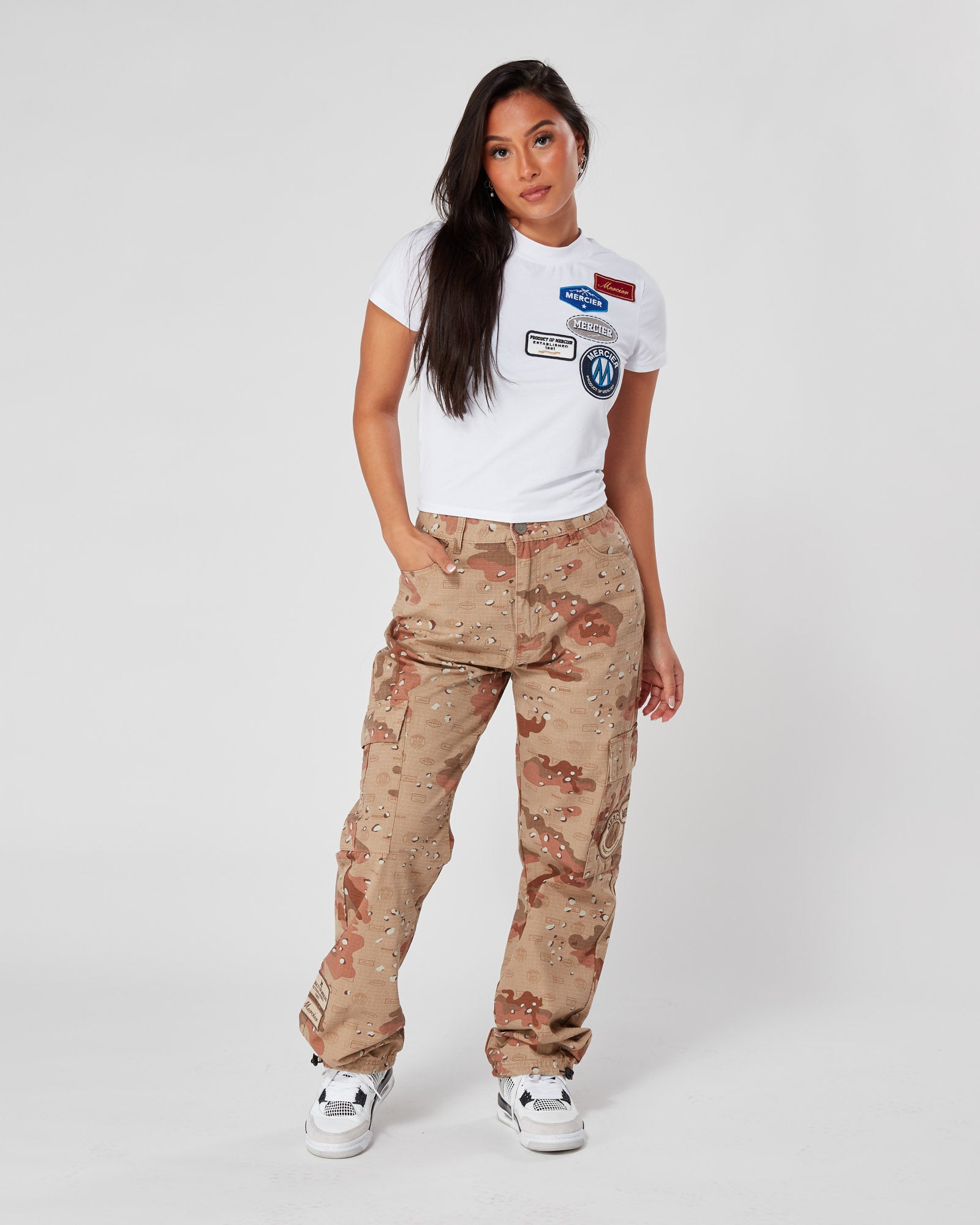 Womens camo cargo joggers new arrivals