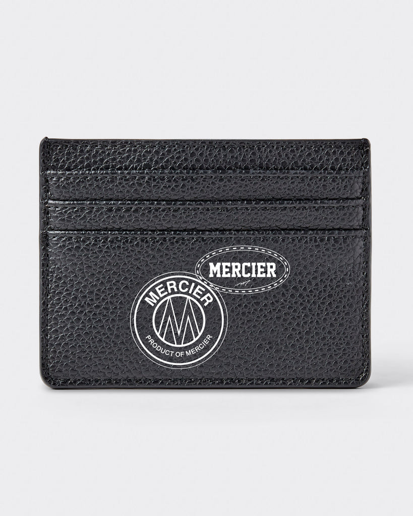 mercier mens black cardholder