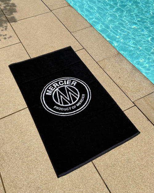 Black Mercier OG Logo Towel