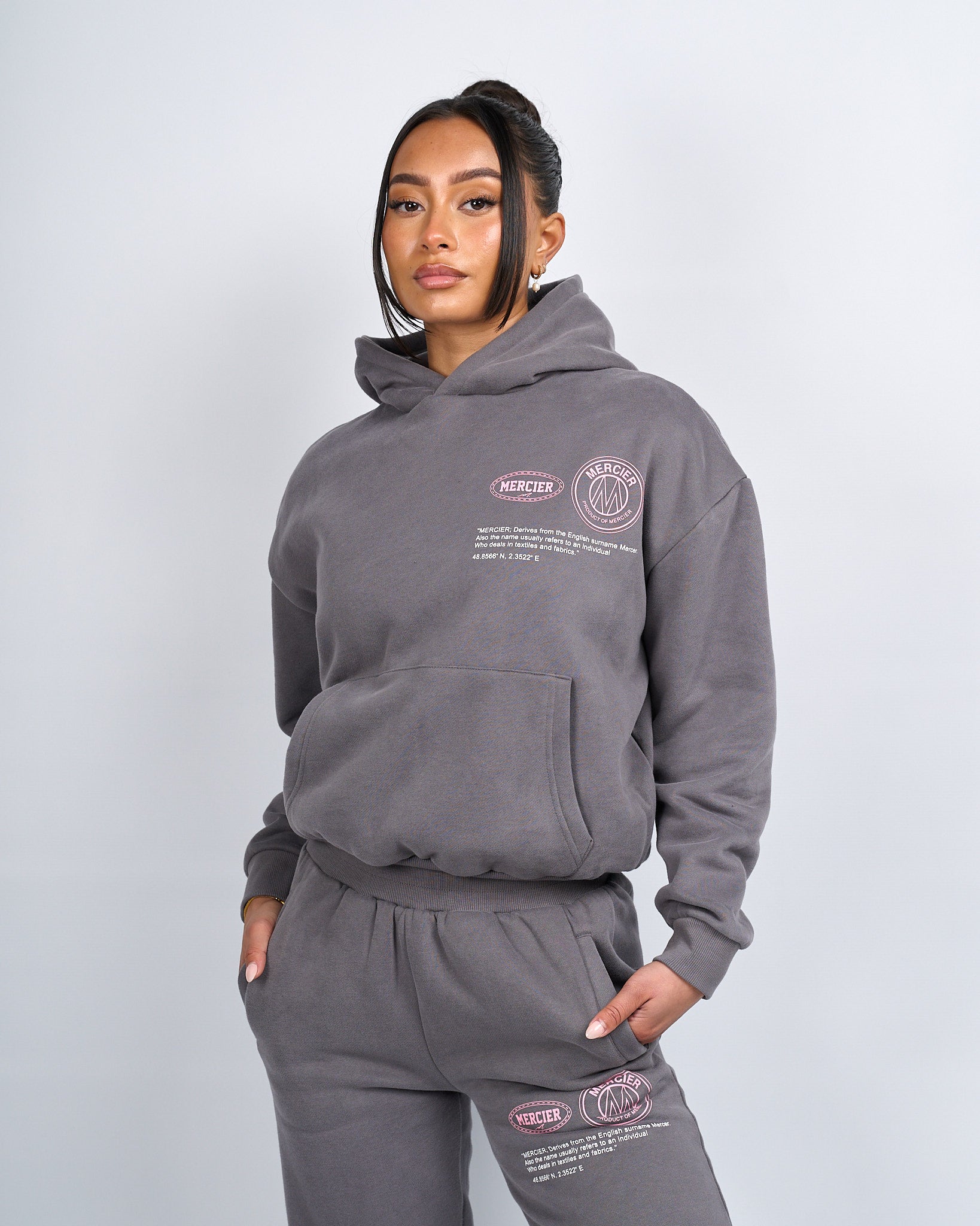 Charcoal hoodie womens hotsell