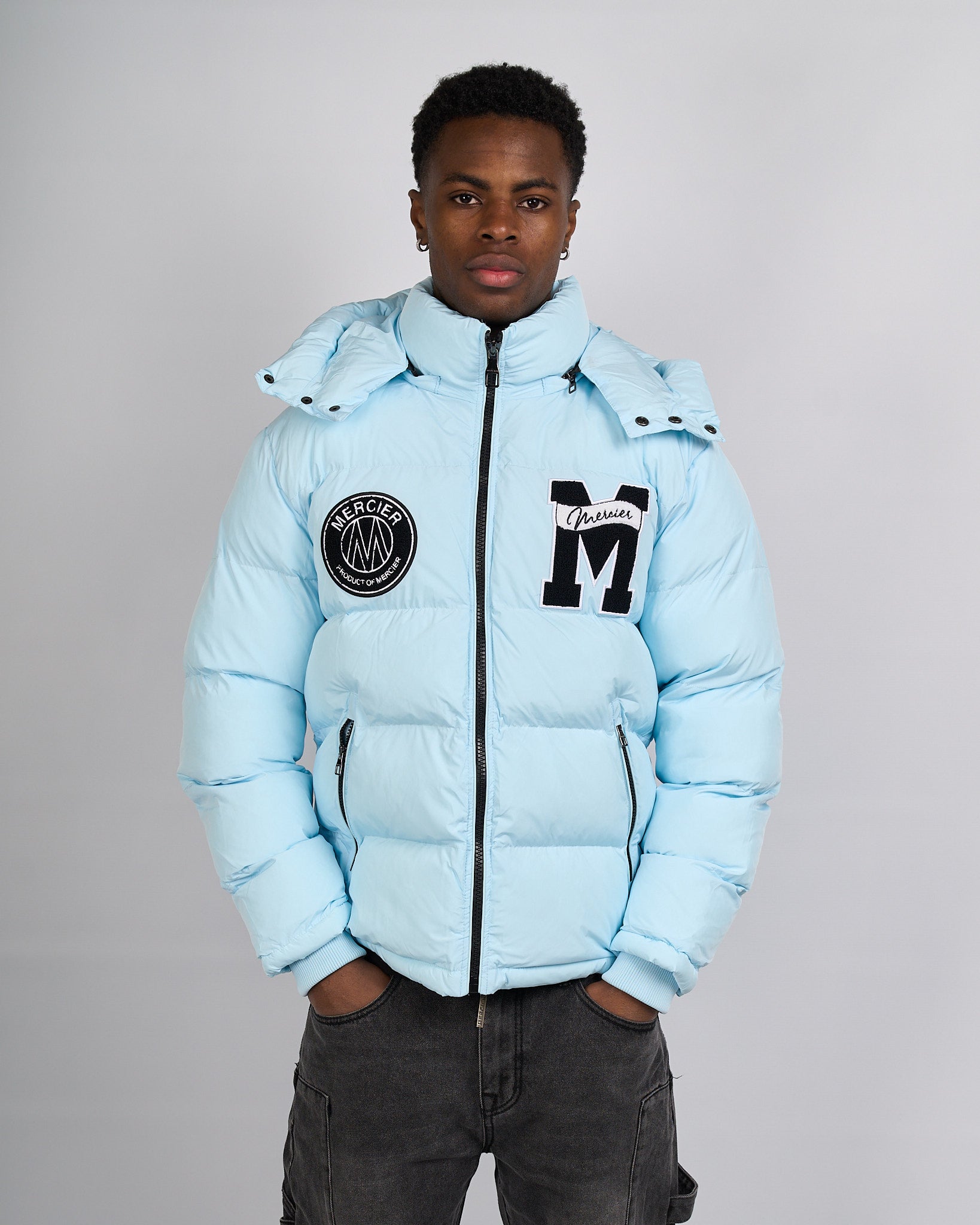 Mens sky blue jacket discount