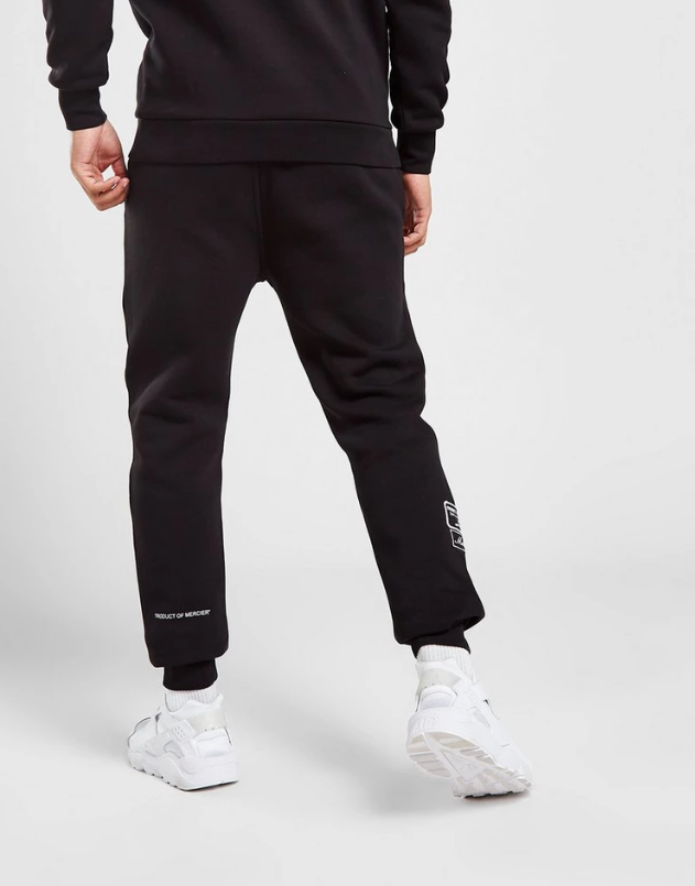 Black Mono Mercier OG Badge Joggers – MERCIER