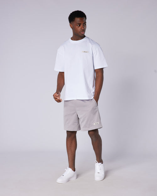 Grey Airtex Fracture Shorts