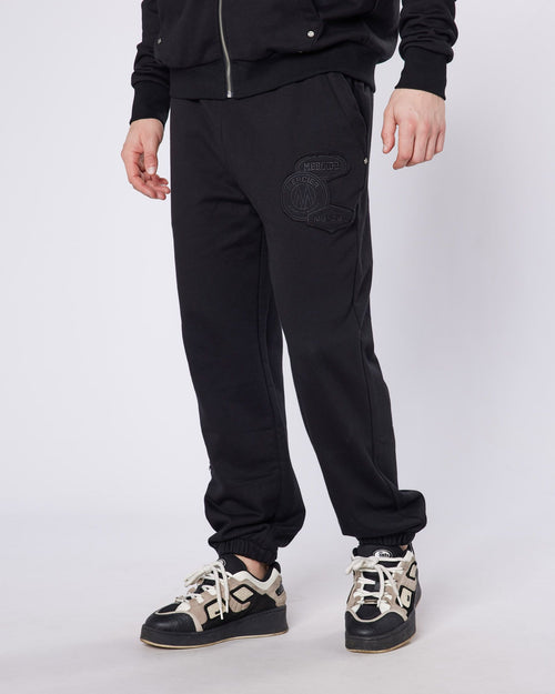 Black Relaxed Rivet OG Joggers