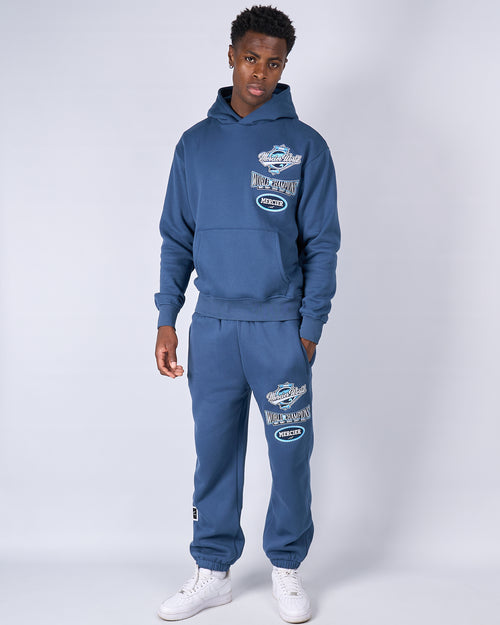 Pantalon Jogging Brodé Pétrole Mercier World