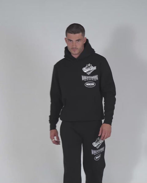 mens mercier world champions hoodie black